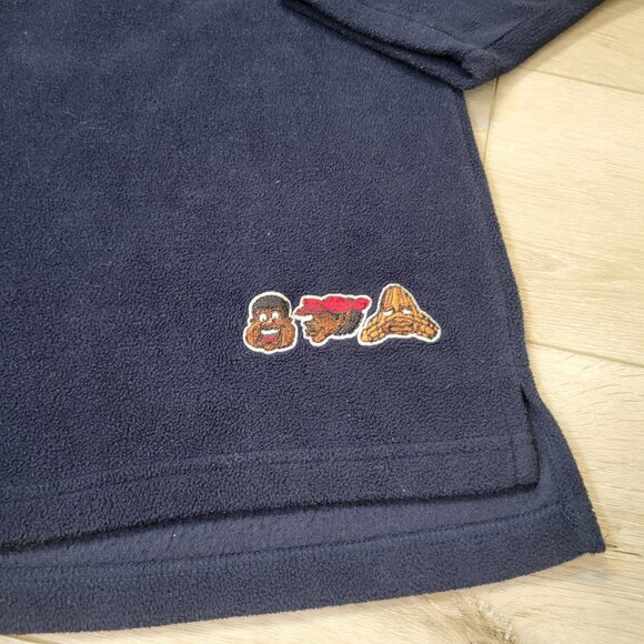 Fubu Platinum Fat Albert Blue Fleece Lounge Wear Sweater Adult Size Medium - Picture 2 of 5